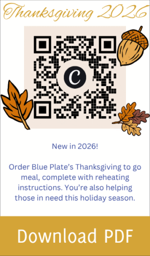 Thanksgiving Take Home Menu